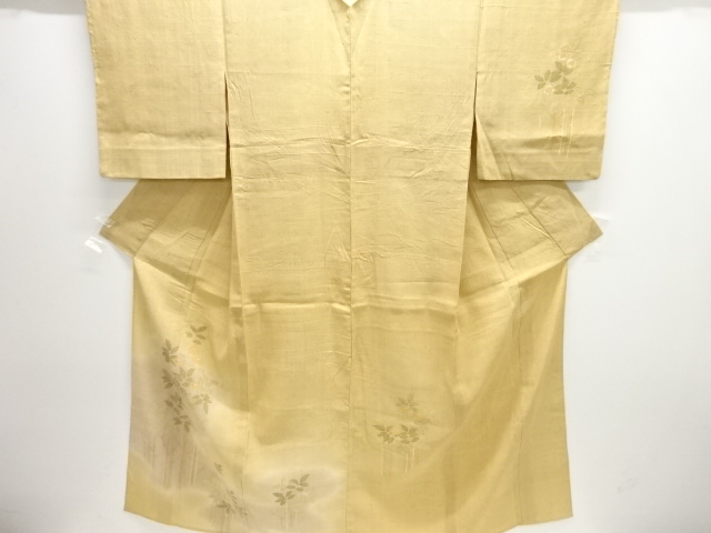 JAPANESE KIMONO / HITOE HOMONGI TSUMUGI / ONE CREST